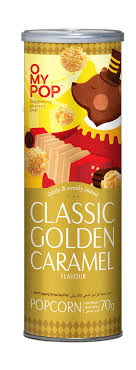 O My Pop Golden Caramel 12 X 70 Gram