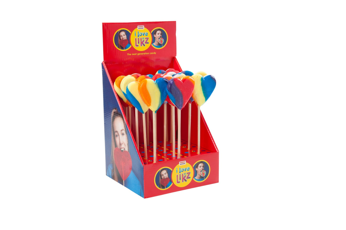 Sommerlicher Herz-Lolli 24 x 27,5cm