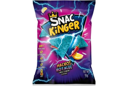 SnacKinger Nacho Chips Hot Blue 28 Gramm