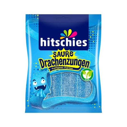 Hitschies Drachenzungen Sour Blue Mats 125 Gramm