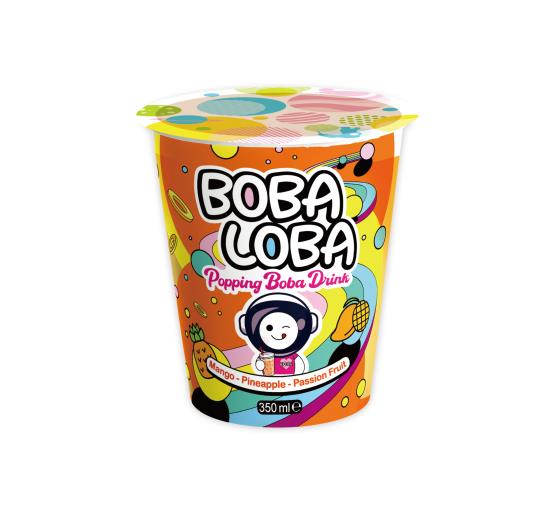 Boba Loba Bubble Tea Ananas Passionsfrucht 350ML