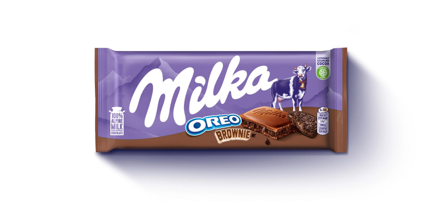 Milka Brownie Oreo 100 Gramm