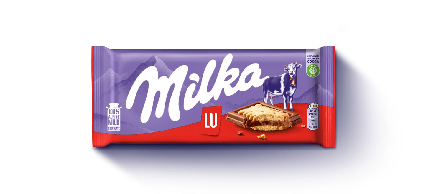Milka Lu Schokoriegel 87 Gramm