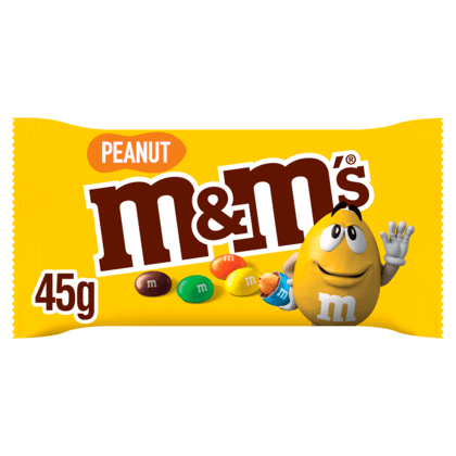 M&amp;M'S Erdnuss Single Schokolade 45 Gramm