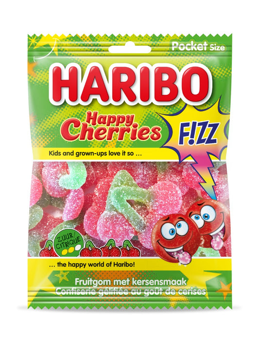 Haribo Happy Cherries Fizz 70 Gramm
