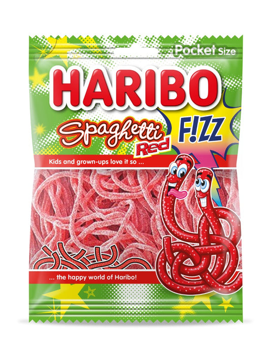 Haribo Spaghetti Red Fizz 70 Gramm