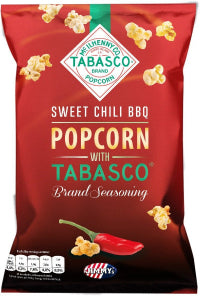 Popcorn Tabasco Sweet Chili BBQ 90 Gramm