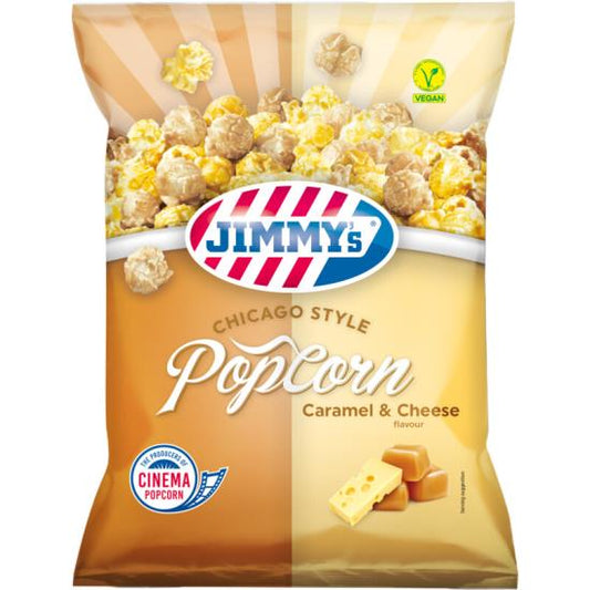 Jimmy's Popcorn Karamell &amp; Käse Box 12 x 110 Gramm