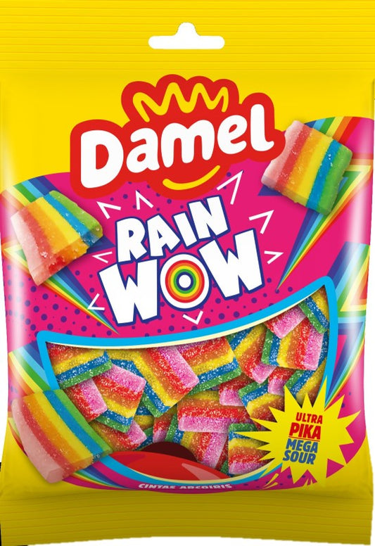 Damel Mega Sour Rainwow Mix 150 Gramm
