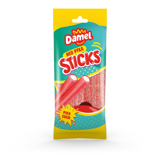 Damel Saure Erdbeersticks 100 Gramm