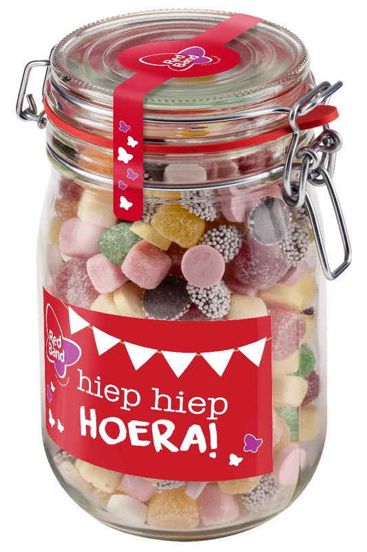 Red Band Bonbonglas Tum Tum Hooray - 700 Gramm