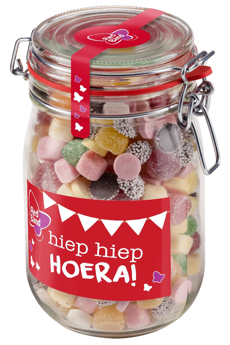 Red Band Bonbonglas Tum Tum Hooray - 700 Gramm