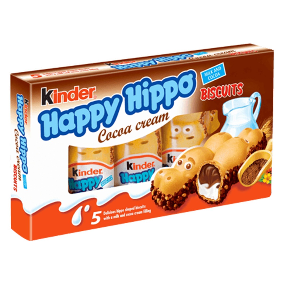 Kinder Happy Hippo Kakao 5 Stück