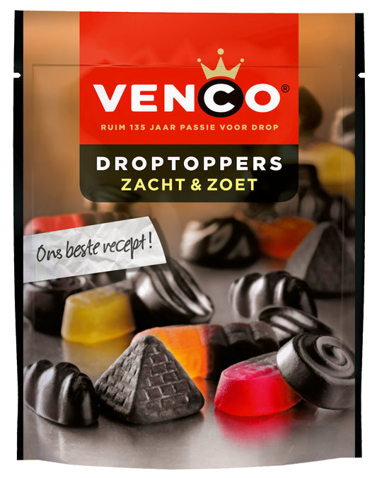 Venco Droptoppers Soft & Sweet 225 Gramm