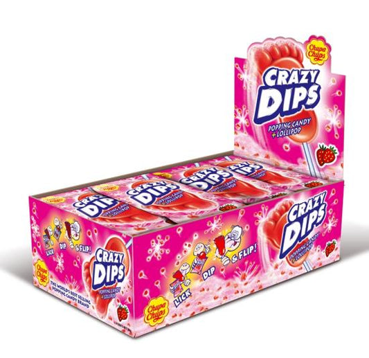Crazy Dips Erdbeerbox, 24 Stück