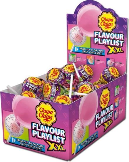 Chupa Chups XXL Geschmack Playlist Lolly 25 X 29 Gramm