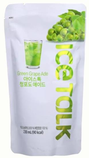 Ice Talk Grüne Traubenlimonade Beutel 230ML