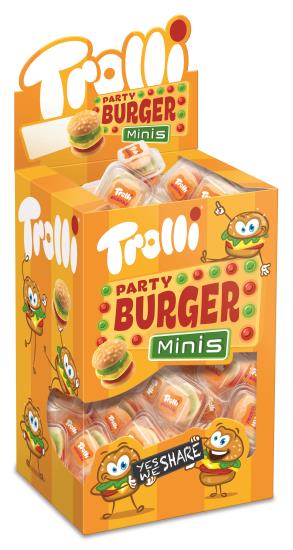 Mini Trolli Burger Box - 80 Stück