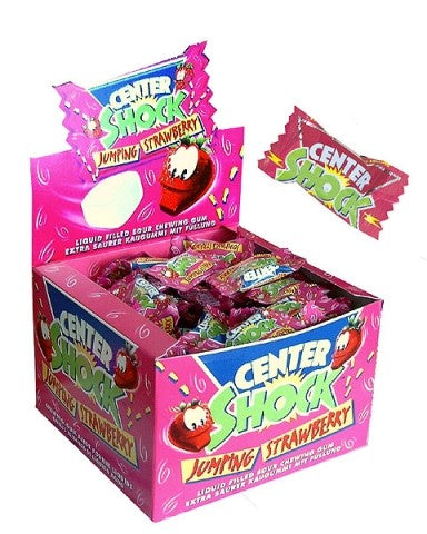Center Shock Kaugummi Erdbeer 100 Stück