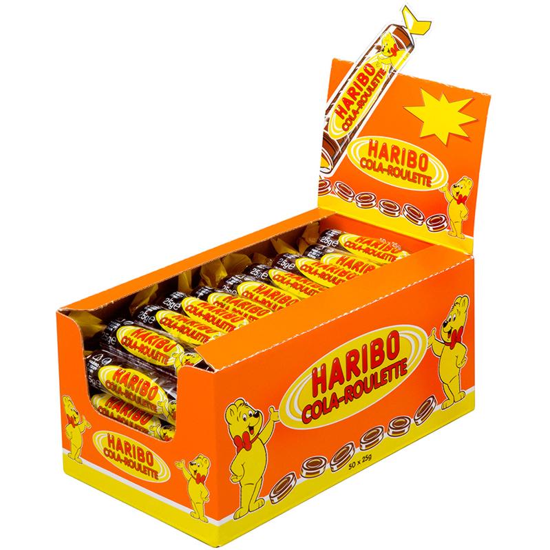 Haribo Cola Roulette Box - 50 x 25 Gramm