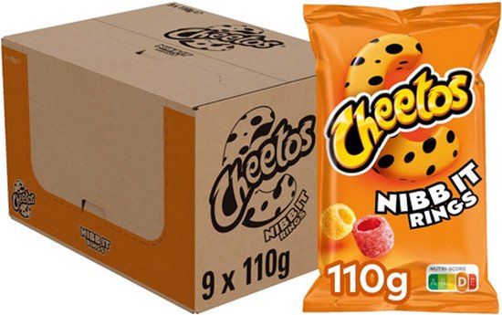 Cheetos Nibb It Rings Box 9 x 110 Gramm