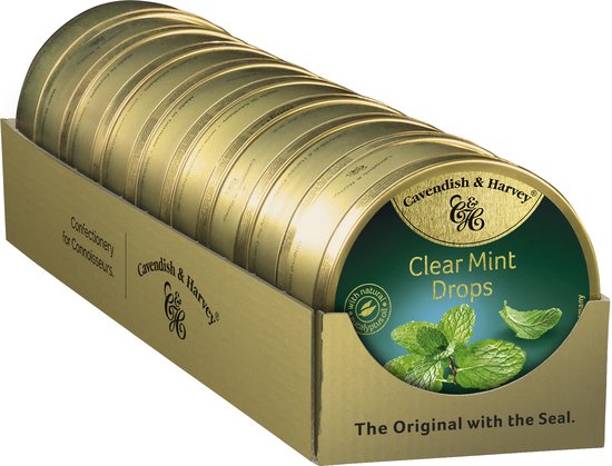 Cavendish &amp; Harvey Clear Mint 9 x 175 Gramm