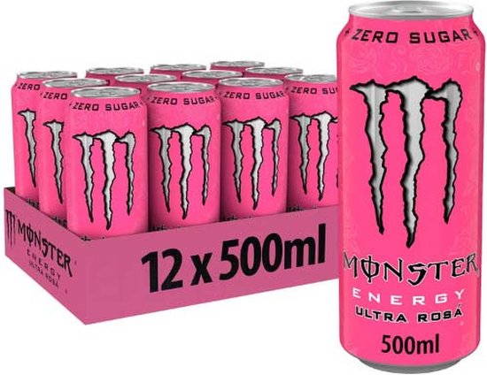 Monster Ultra Rosa 12 x 500ML
