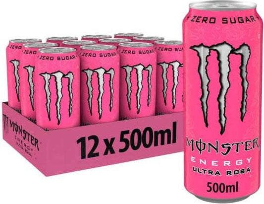 Monster Ultra Rosa 12 x 500ML