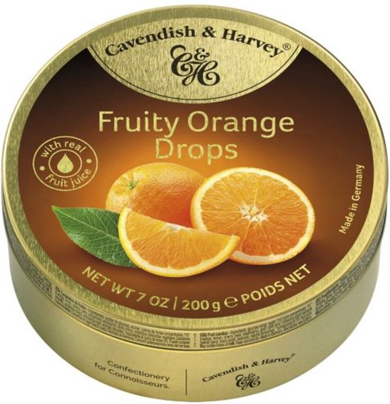 Cavendish &amp; Harvey Fruity Orange 9 x 200 Gramm