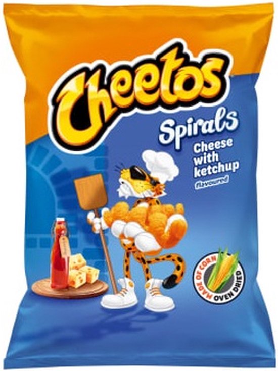 Cheetos Spirals Cheese Ketchup 85 Gramm
