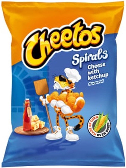 Cheetos Spirals Cheese Ketchup 85 Gramm