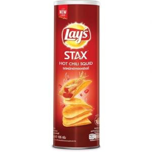 Lay's Stax Hot Chili Squid 100 Gramm