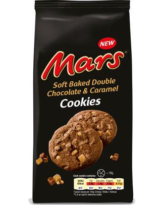 Mars Doppelschokolade &amp; Karamell Kekse 180 Gramm