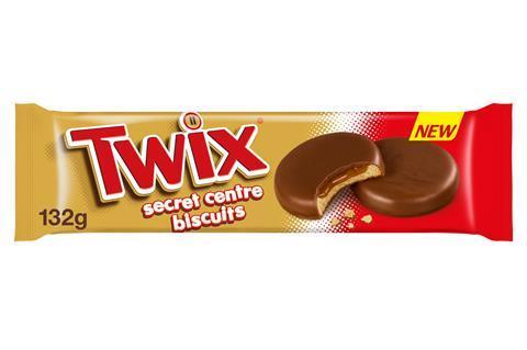 Twix Cookie Soft Center, 12 x 132 Gramm Packung