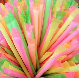 Strawhamen Zitronenpulver-Sticks - 250 Stück