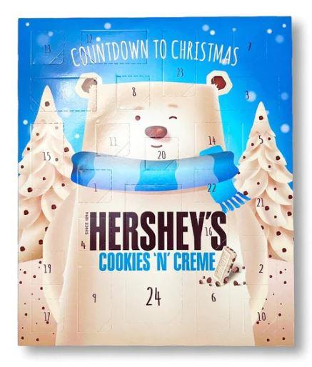 Hersheys Adventskalender Cookies &amp; Cream 205 Gramm