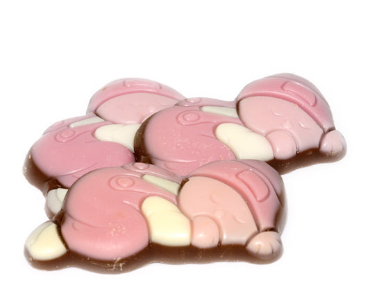 Choco Babies Milch Weiß/Rosa Box 2 Kilo