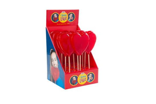 Herz-Lolli 27,5cm - 1 Stück