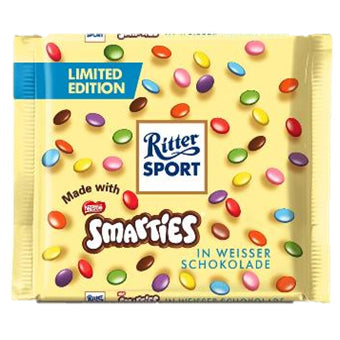 Ritter Sport Smarties Weiß 100 Gramm