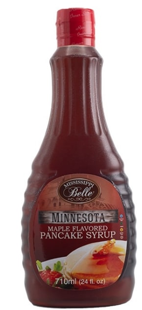 Mississippi Belle Pfannkuchensirup mit Ahorngeschmack, 710 ml