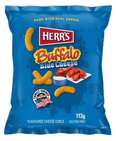 Herr's Buffalo Blue Curls 113 Gramm