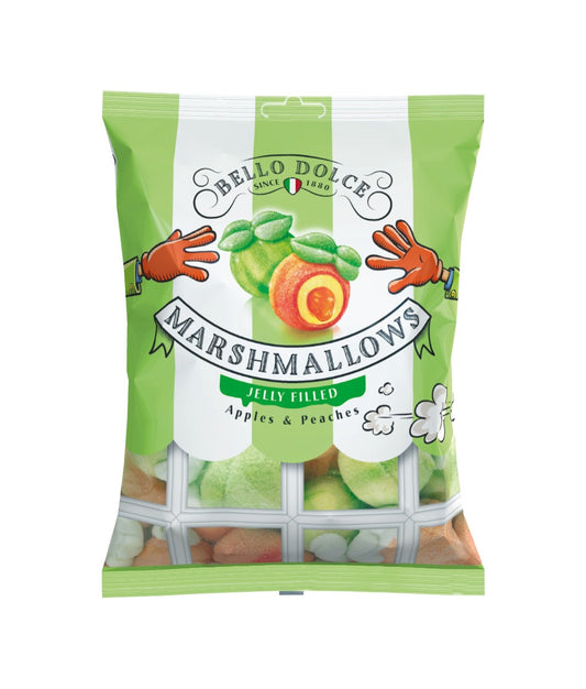 Bello Dolce Marshmallow Apfel Pfirsich 150 Gramm