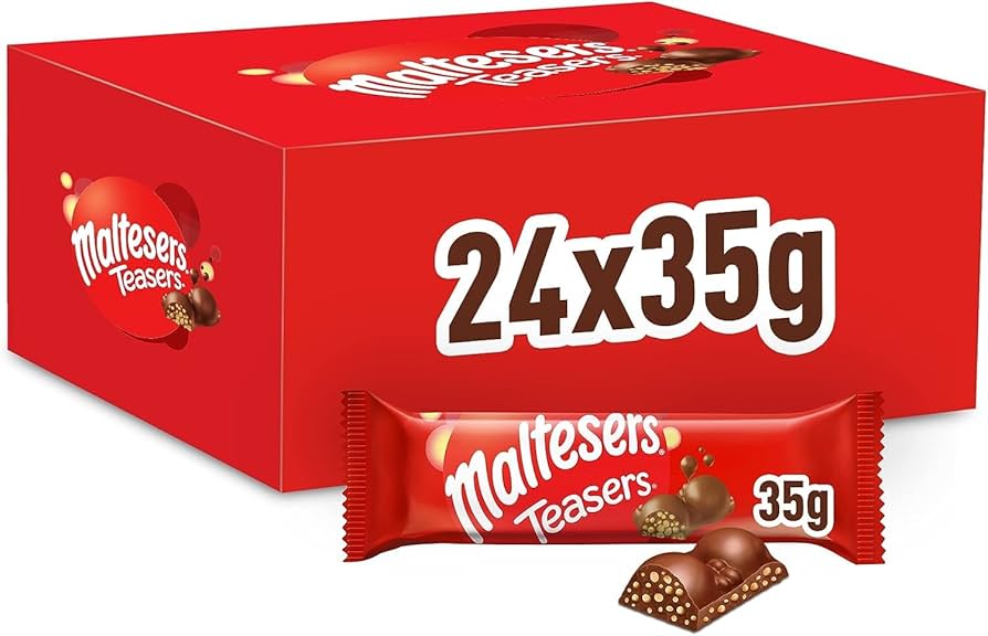 Maltesers Teaser Einzelschokoladenschachtel - 24 x 35 Gramm