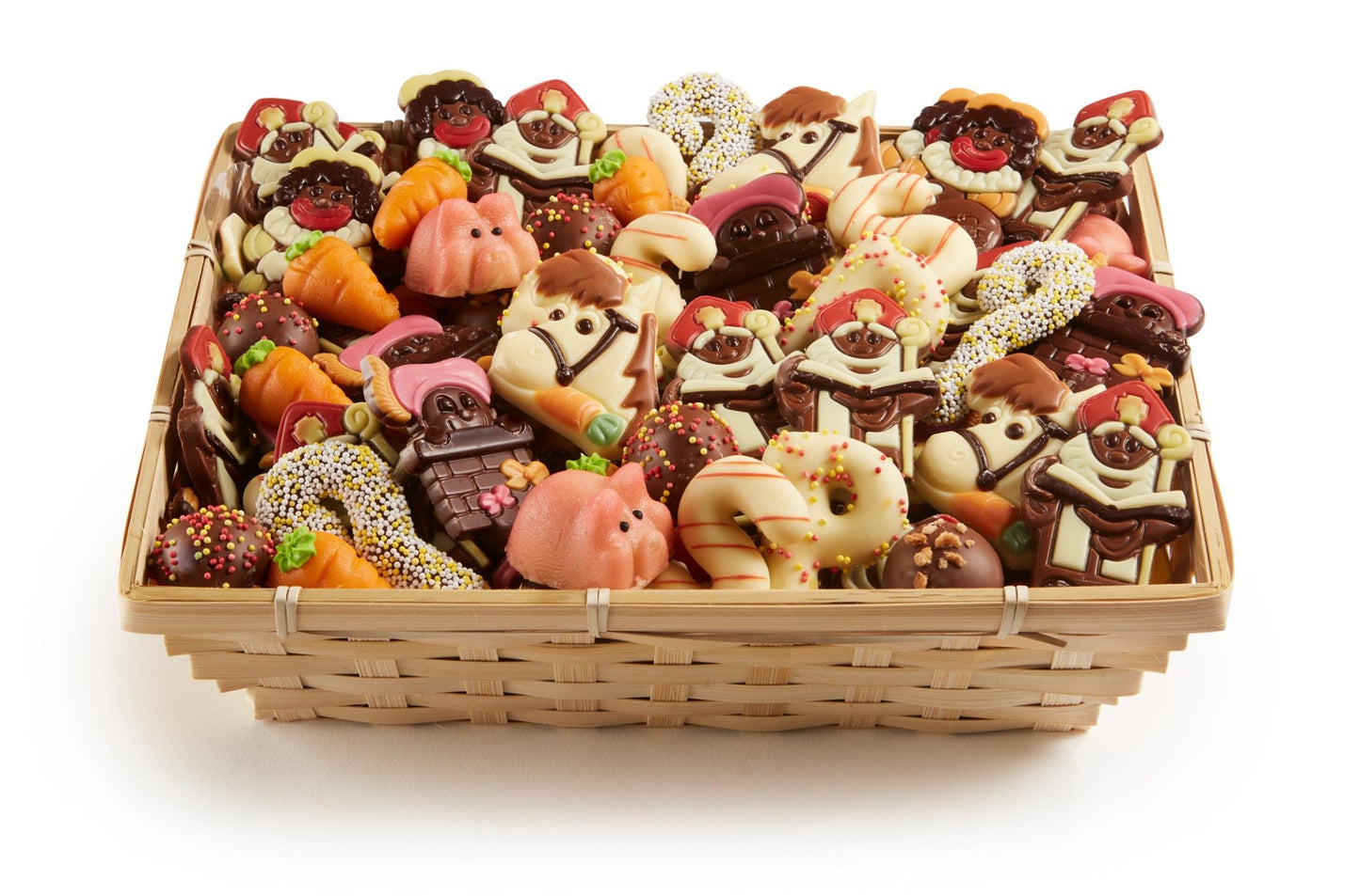 Weihnachtsmann-Sortiment aus Schokolade und Marzipan 2,5 Kilo