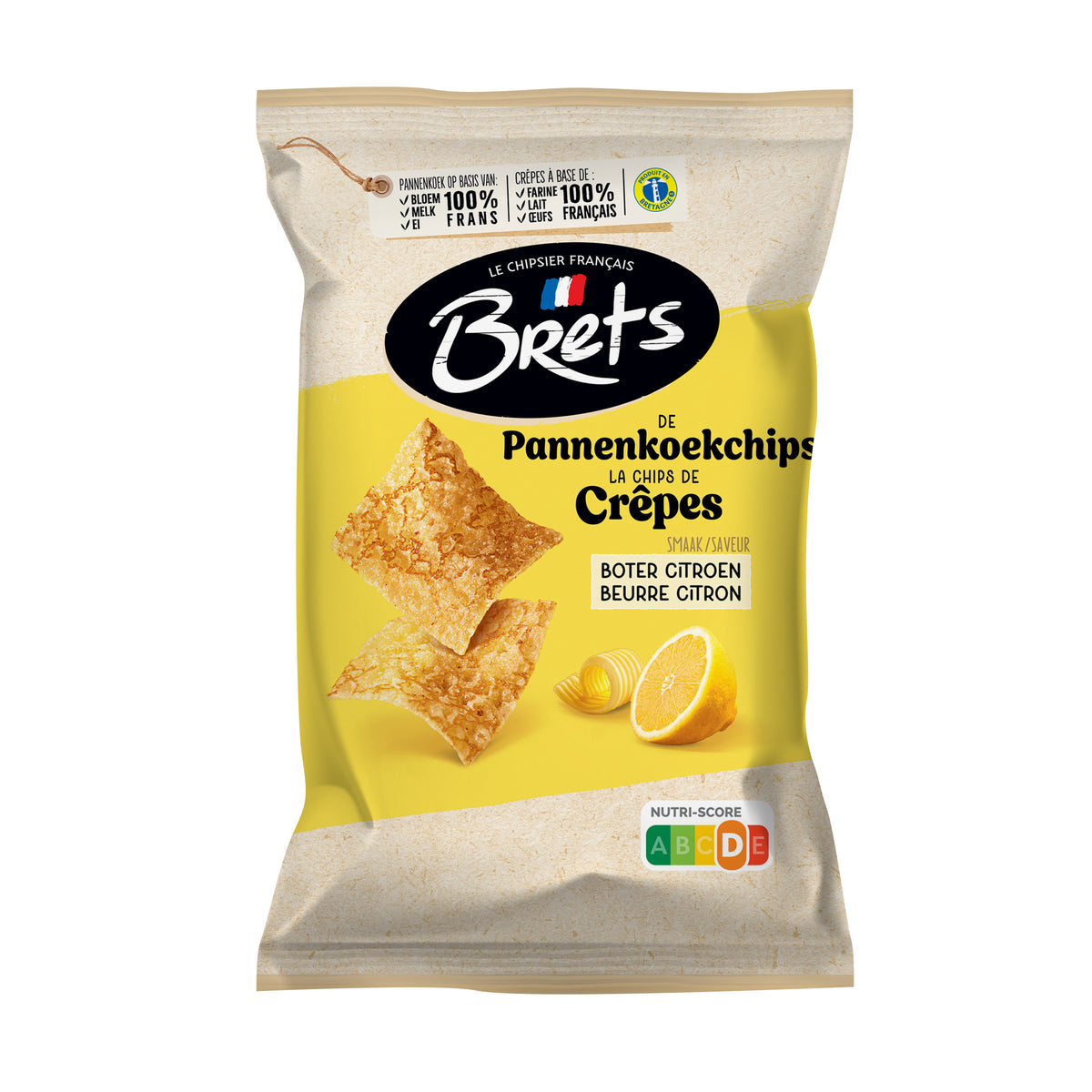 Brets Pannenkoek Boter Citroen Chips 50 Gram