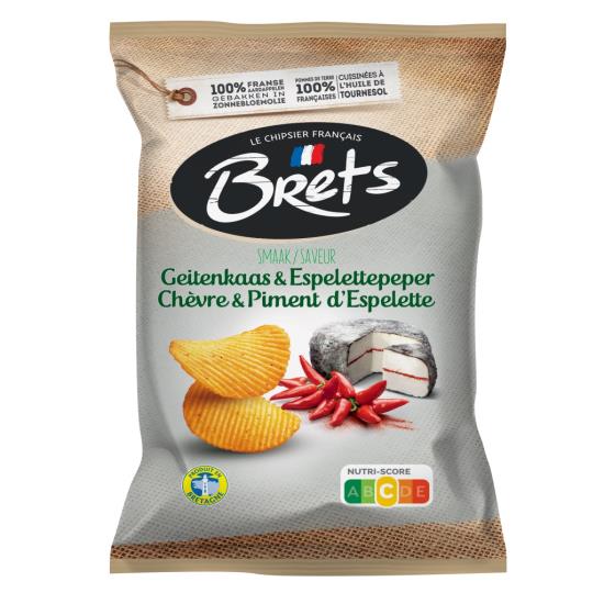 Brets Ziegenkäse-Pfeffer-Chips 125 Gramm