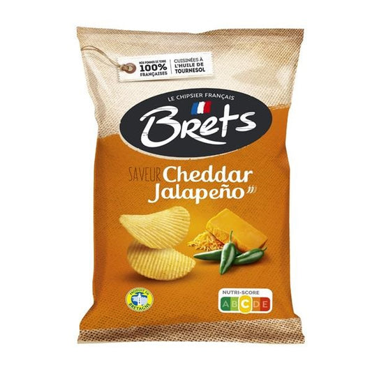 Brets Cheddar Jalapeno Chips 125 Gramm
