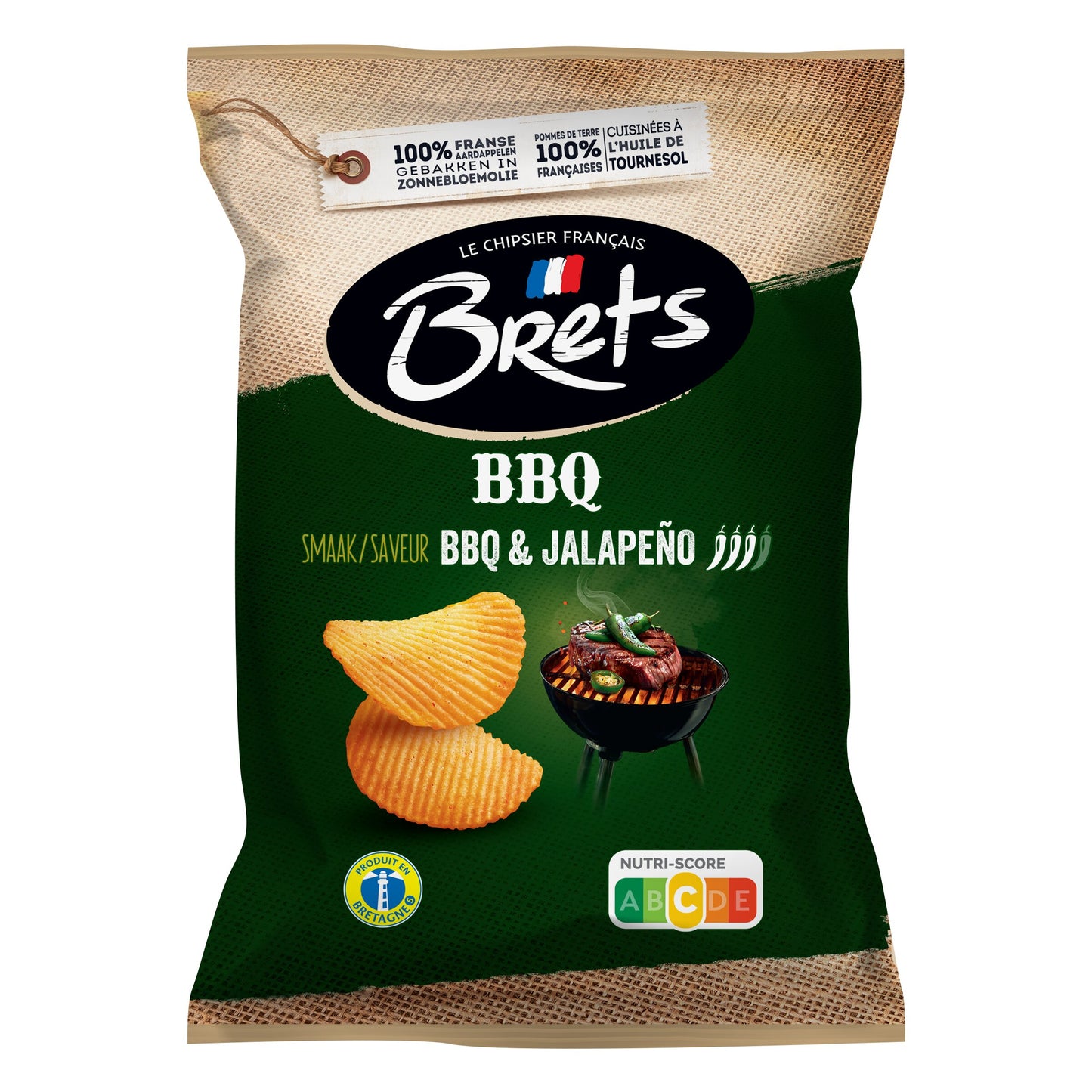 Brets BBQ Jalapeno 10 x 125 Gram