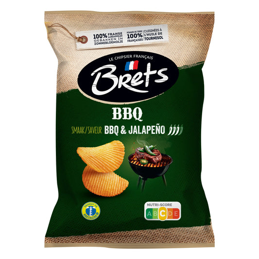 Brets BBQ Jalapeno 10 x 125 Gram