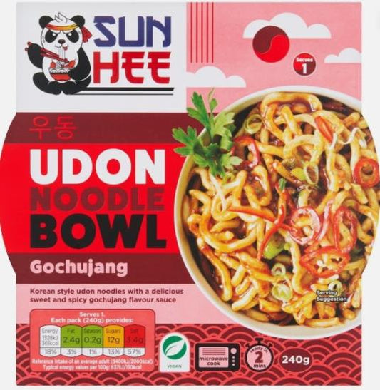 Udon Noodles Gochujang Bowl 6 x 240 Gram